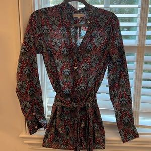 Ann Mashburn long sleeve wrap top